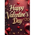 thumbnail image 4 of LUUFILx Valentine's Day Love Backdrop Cupid Heart Banner Wedding Party Decoration Celebration Photography Prop Romantic Background, 4 of 8