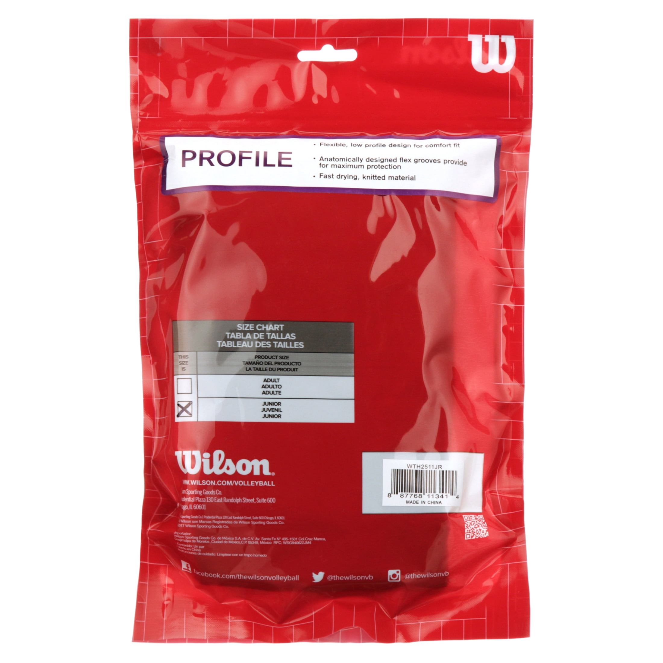 Wilson Profile Volleyball Knee Pad, Junior