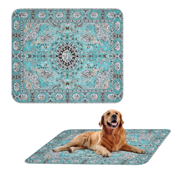 Bohemian Style Pet Changing Pads Washable Changing Pads for Cats and Dogs Suitable for Small Medium and Large Pet Such As Cats and Dogs