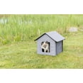 thumbnail image 5 of TRIXIE 1-Story Insulated Waterproof Material Small Indoor-Outdoor Cat House with Door Flaps, Gray, 5 of 12