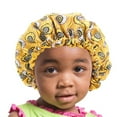 thumbnail image 6 of Yesbay Peacock Floral Breathable Adjustable Kids Night Sleep Bonnet Hair Care Hat Cap,Hair Care Hat, 6 of 8