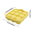 thumbnail image 3 of 9 Cavity Silicone Rose Ice Maker Rose Tray For Chilled Cocktails Whiskey & Homemade Juice, 3 of 8