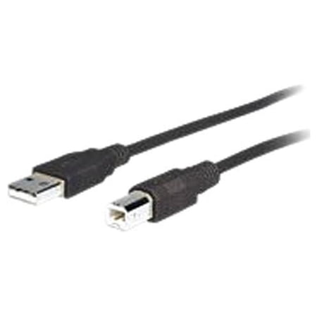 UPC: 0808447012903 | Comprehensive USB2-AB-25ST Black USB 2.0 A Male To B Male Cable