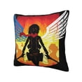 thumbnail image 3 of Attack On Titan Square Pillow Case Pillow Holder Soft Decorative Pillow Sham Cushion Cases Pillowcase 18"X18", 3 of 7