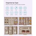 thumbnail image 4 of Joyero SONGMICS Organizador de 4 capas con tapa de cristal gris/dorado, 4 of 8