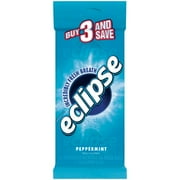Eclipse Sugar-Free Peppermint Flavor Gum, 12 Pieces, 3 Count