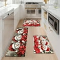 thumbnail image 3 of YIMEIS Christmas snowman Kitchen Mat Washable Non-Skid Absorbent Runner Rugs (16''24'') - 1Pc Recommended for Kitchen Sink Front/Floor, Suitable for All Age Groups, 3 of 10