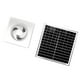 thumbnail image 5 of Accesorio de extractor solar silencioso, robusto ventilador de ático de 12 V para gallinero, invernadero, cobertizo exterior y casa para mascotas. Blanco de 8 pulgadas, 5 of 9