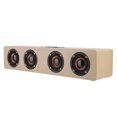 thumbnail image 3 of Rewera 12W W8 Altavoz de madera con sonido Bluetooth Tyrant TV compatible con tarjeta enchufable/FM/recepción de mensajes de voz (Log Wood Grain (versión en inglés)), 3 of 8