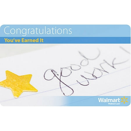 Congratulations Walmart Gift Card