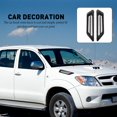 thumbnail image 2 of WORGEOUS 1 Pair Car Air Flow Vent Sticker Self-Adhesive Air Flow Vent Decor Accessories, 2 of 8