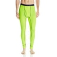 thumbnail image 1 of Mens Tech Grid Pants Performance Baselayer Pant Thermal Underwear, Acid Yellow, Size: Medium, 1 of 4