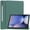 Darkgreen, variant on ELEHOLD Tri-Fold Folio Case for Samsung Galaxy Tab S10+ ,with Auto Wake/Sleep Kickstand Function Pen Holder Shockproof Protective Leather Cover, Black
