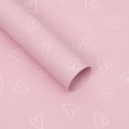 thumbnail image 1 of Xiao Hua Papel de regalo floral impermeable, ideal para ramos de flores frescas, embalaje de regalo, suministros de floristería, 20 hojas - 57 x 57 cm (rosa), 1 of 5