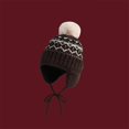 thumbnail image 2 of DFEK Winter Hat with Earflaps for Warmth and Stylish Outdoor Adventures in Cold Weather Coffee A, 2 of 3