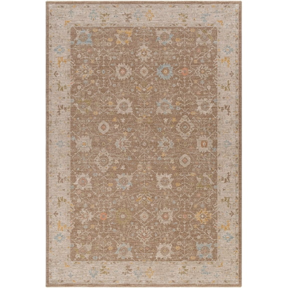 Boutique Rugs Keao Traditional Area Rug - Dark Brown, Taupe, Medium Gray - 10' x 13'11"