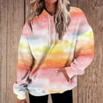 thumbnail image 2 of TaLove womens fall fashion 2025Hoodies For Women Zip Up Cotton Pink Sweatshirts For Women Half Zip Womens Trendy Long Sleeve Tops 2025 Womens Tops Casual Short Sleeve, 2 of 3