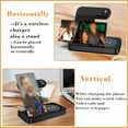 thumbnail image 6 of 4 in 1 Wireless Charging Station for Samsung & Android Multiple Devices Foldable fast wireless Charger Dock Stand for Phone Galaxy Z Flip 4/3 Z Fold S23 S22 S20 Ultra, Galaxy Watch 5/4/3 Galaxy Buds, 6 of 10