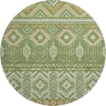 thumbnail image 2 of Addison Rugs Mayfield Premium Machine Washable Transitional Aztec Green Round Rug, 8' x 8', 2 of 6