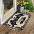thumbnail image 3 of Gothic Halloween Doormat for Front Door with Non-Slip Backing - Scraper Style Outdoor Mat for Dirt and Mud, 3 of 9