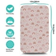 thumbnail image 3 of 2 Pack Washable Rubber Bohemian Vintage Floral Dish Drying Mats for Kitchen Counter Home Large Coffee Bar Pad Accessories and Decor for Utensils Stemware (2pcs 19.5''x12''), 3 of 3