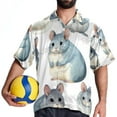 thumbnail image 4 of Tmall Men's Short Sleeve Beach Shirts, Casual Printed Button Down Poplin Shirt Summer., 4 of 6