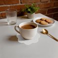 thumbnail image 5 of Unique Bargains 1 Pc Mesh Embroidery Drink Coaster White, 5 of 5