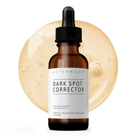 Asterwood Dark Spot Corrector Face Serum with Radianskin, Tranexamic, Kojic, and Glycolic Acids – 1 fl oz