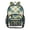 Green&Beige Tartan Pattern, variant on Clear Backpack 12L Large Capacity Transparent Waterproof Heart-shaped Bubble