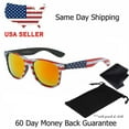 thumbnail image 6 of USA AMERICAN FLAG STARS & STRIPES PATRIOTIC SQUARE SUNGLASSES CLASSIC RETRO 80s, 6 of 6