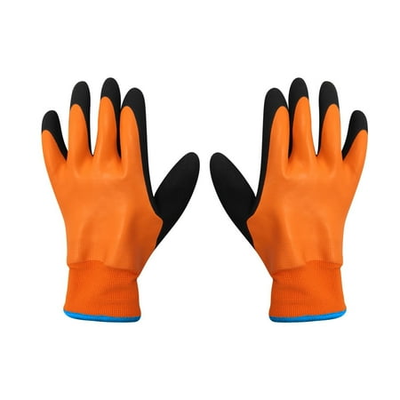 

EQWLJWE Fishing Work Gloves Cold Proof Thermal Cold Storage Antifreeze Unisex Wear Windproof Low Temperature Outdoor Sport Winter Sports Equipment Holiday Clearance