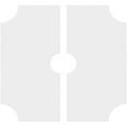 thumbnail image 4 of 12"OD x 2"ID x 7"C x 1"P Locke Architectural Grade PVC Contemporary Ceiling Medallion, Two Piece, 4 of 11