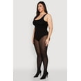 thumbnail image 4 of Womens Plus Size Double Layered Scoop Neck Bodysuit, 4 of 5