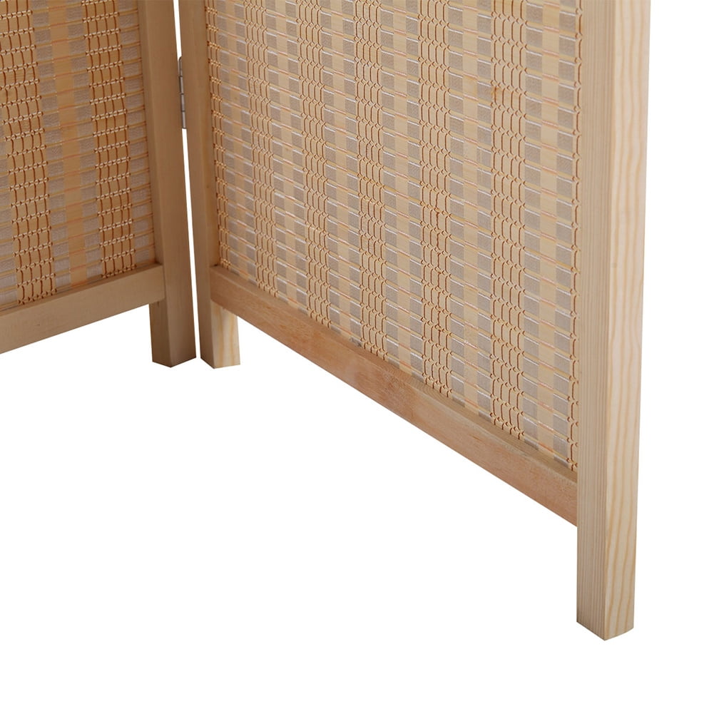 Kadyn Partition Room Separators for Bedroom, 6 Ft. Foldable Panel Partition Wall Divider for Dining Room, Room Divider Privacy Screen, Natural Kadyn Partition Room Separators for Bedroom, 6 Ft. Foldable Panel Partition Wall Divider for Dining Room, Room Divider Privacy Screen, Natural