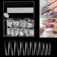 thumbnail image 1 of Uñas postizas 500 piezas de uñas de extensión es shamjiam  Uñas postizas transparentes, 1 of 8