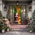 thumbnail image 4 of Merry Christmas Banner For Door And Wall Decor, Large Festive Gift Box Patterned Hanging Decoration For Home And Office Holiday Parties, 4 of 6