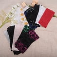 thumbnail image 6 of Unique Bargains 1 Pair Anti-slip Lace Manicure Gloves Light Blue, 6 of 6