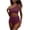 Wine, variant on Bixock Bathing Suits for Women,Tankini Swimsuits for Women,Swimsuits for Women One Shoulder High Waist 2 Piece Swimsuit Fabric Swimsuits