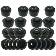 Auto Pro USA Body Mount OE Style Rubber Bushing and Hardware Kit Compatible with Chevelle Coupe 1968-1972 BM1022KIT