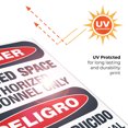 thumbnail image 6 of Confined Space Authorized Personnel Only Bilingual Sign, OSHA Danger Sign, 24x36 Corrugated Plastic, 6 of 7