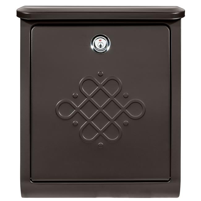 Bordeaux Locking Rubbed Bronze Wall Mount Mailbox Bordeaux Locking Rubbed Bronze Wall Mount Mailbox