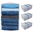 thumbnail image 2 of DKLYHW Wardrobe Clothes Organizer, Closet Organizers and Storage, Drawer Organizer for Clothes, Jeans, Trousers, T-shirts, Skirts, 2 of 8