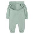 thumbnail image 6 of Jerdar Baby Boys Girls Rompers, Infants Pure Cotton Coverall, Hoodies Baby Girls Boys Romper, Casual Hoody Bear Ears Jumpsuit, Pullover Zipper Overalls Outfits (0-24 Months), 6 of 8