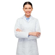 ACTIVE UNIFORMS Women's Medical Lab Coats 41 Inch (White, Medium)