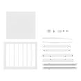 thumbnail image 2 of Danya B. Folding Wall Mounted Drying Rack - White, 2 of 6