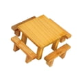 thumbnail image 4 of Decoración de Sillas de Mesa, Accesorios Multiusos, Modelo de Muebles de Madera 1/12, Taburete de Escritorio de Muñecas, Micro Pais Macarena Artesanía de casa de muñecas en miniatura, 4 of 8