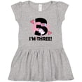 thumbnail image 3 of Inktastic 3rd Birthday 3 Year Old Girl Unicorn Girls Toddler Dress, 3 of 5