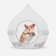 HAKIDZEL Small Animal Cage Accessories Acrylic 1Pack 5.5x4.7in ...