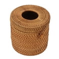 thumbnail image 1 of Cubierta De La Caja De Pañuelos De Ratán, Soporte De Cajas De Pañuelos Rectángulos Para Sala De Estar Dormitorio De Cocina De , Soporte De Tejido Facial Tejido Cubierta De, 1 of 7
