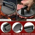 thumbnail image 3 of Smash Burger Press Kit: 7" Cast Iron Grill Press, 12" Melting Dome, 3-in-1 Patty Maker, 4.3" Spatula & 4" Scraper, Griddle Accessories for Blackstone, Grills, Flat Top, BBQ, Fry Pan$$Garden & Patio, 3 of 6